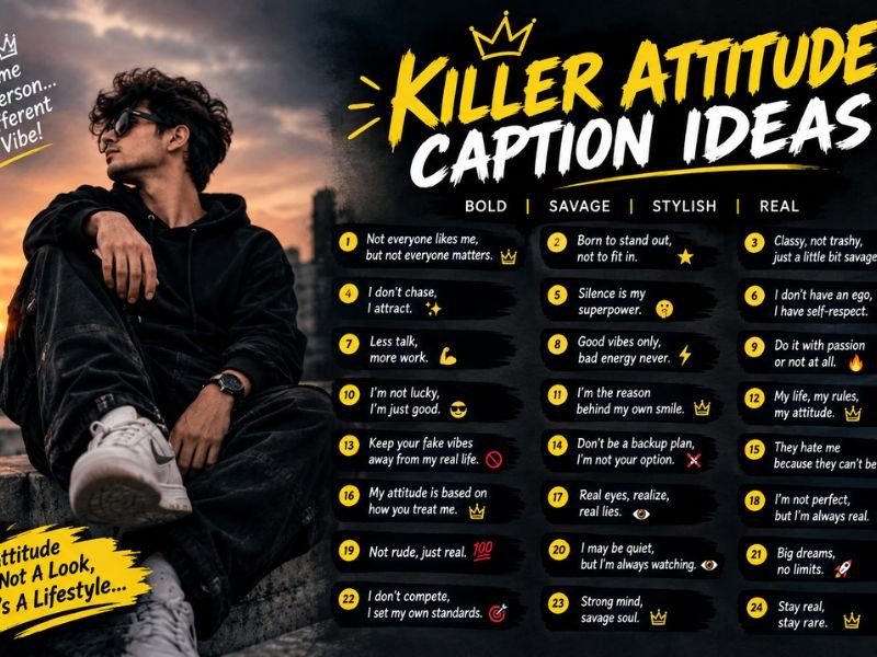 Attitude Caption