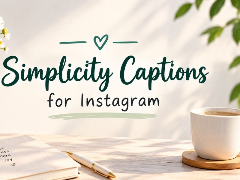 Simplicity Captions