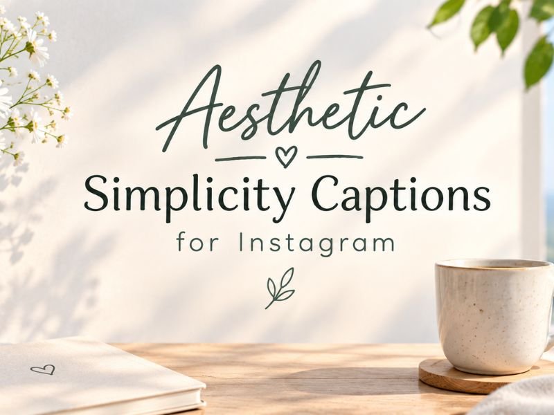Simplicity Captions