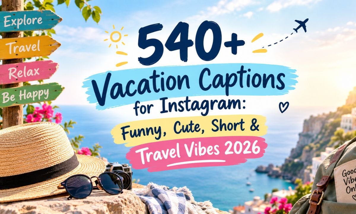 Vacation Captions for Instagram
