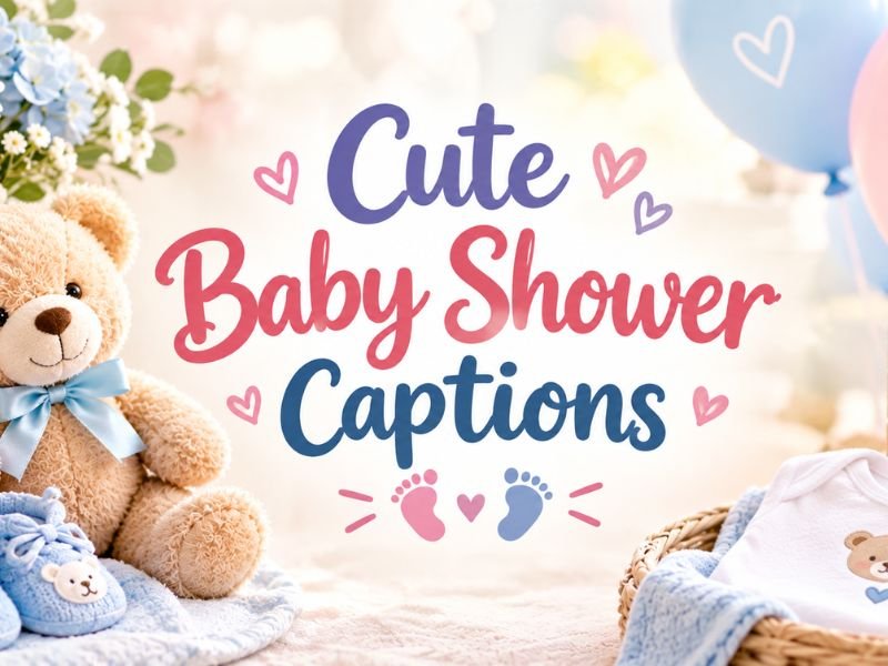 baby shower captions 