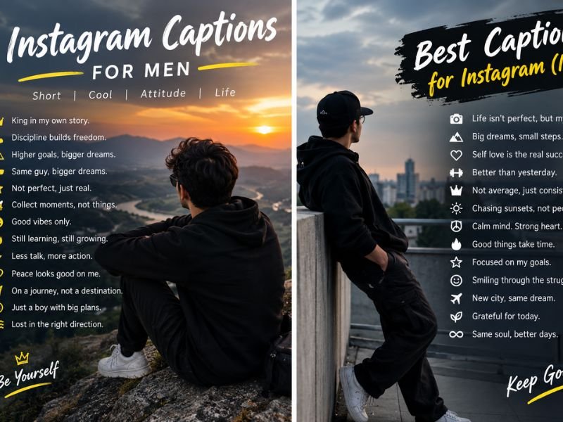 caption for instagram post for men